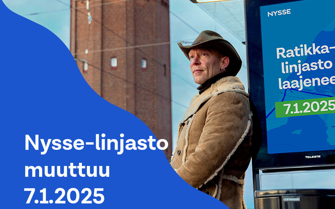 Nyssen linjastoihin muutoksia 7.1.2025 alkaen, Pirkkalaan oma runkolinja